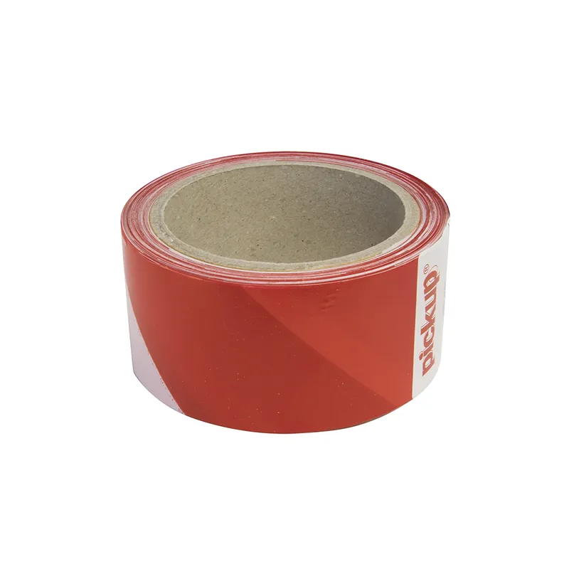 SIGNALERINGSLINT ROOD/WIT ONVERPAKT 50 MM X 100 M