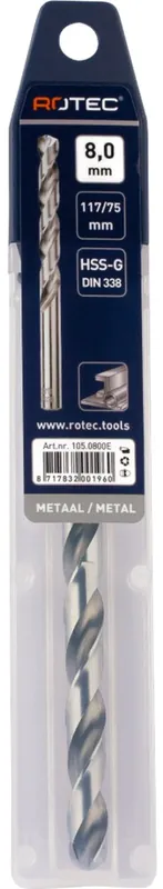 ROTEC METAALBOOR HSS-G 3.5 MM METAALBOREN DIN338