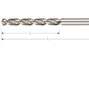 HSS-G SPIRAALBOOR, DIN 338, TYPE W (ALUMINIUM), ø9,0