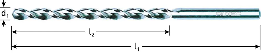 HSS-G SPIRAALBOOR, DIN 340, TYPE TLS500, ø4,0X78X119