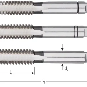 HSS HANDTAPPENSET, 3-DLG., DIN 352, BSW 3/8"-16