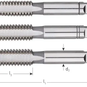 HSS HANDTAPPENSET, 3-DLG., DIN 352, UNC 1"-8