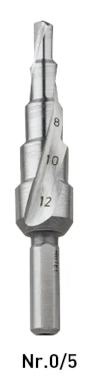HSS TRAPPENBOOR NR.0/5 / ø4-12
