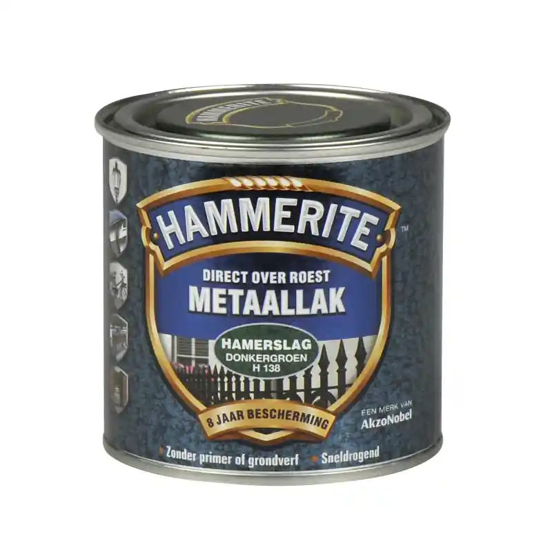 HAMMERITE HAMERSLAG DONKERGROEN 250ML