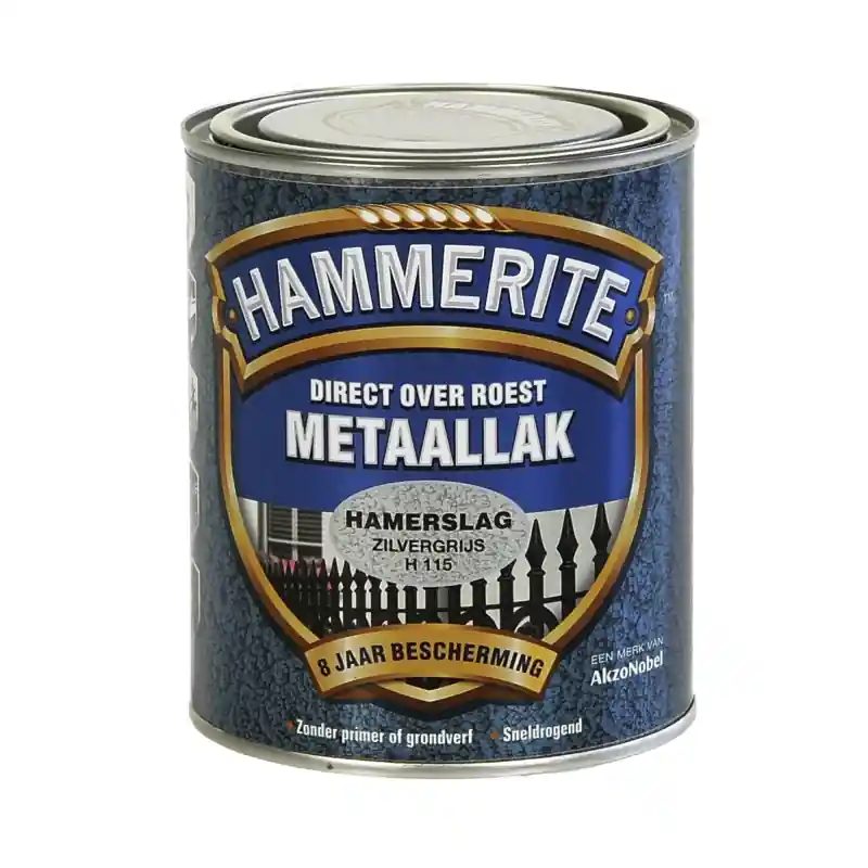HAMMERITE HAMERSLAG ZILVERGRIJS 750ML