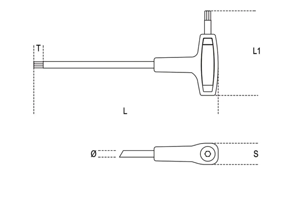 BETA 97TTX 25-HAAKSE STIFTSLEUTELS TORX®