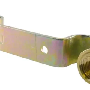 MESSING SOLDEER MUURPLAAT-BEUGEL GEMINI 1/2"X 15CM