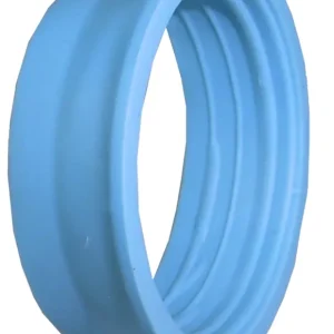KNELRING CONISCH 40 MM BLAUW