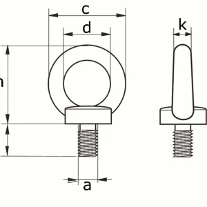 RINGSCHROEF M6 VERZONKEN TYPE 580 (OOGBOUT)