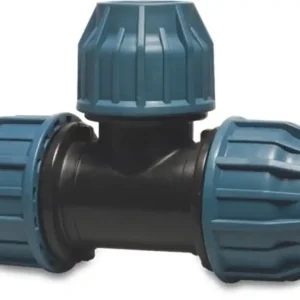 JASON VERLOOP T-STUK 90° PP 20 MM X 16 MM X 20 MM KNEL 16BAR ZWART/BLAUW DVGW/KIWA/WRAS/SVGW