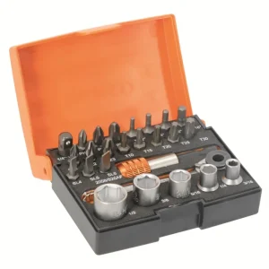 BIT-/DOPSLEUTELSET MET RATEL
