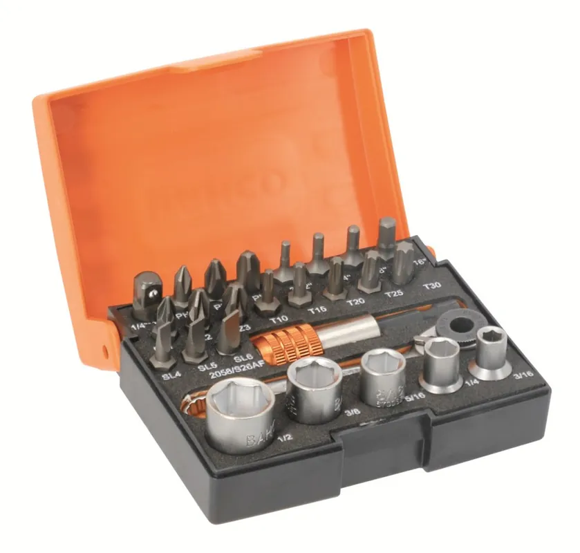 BIT-/DOPSLEUTELSET MET RATEL