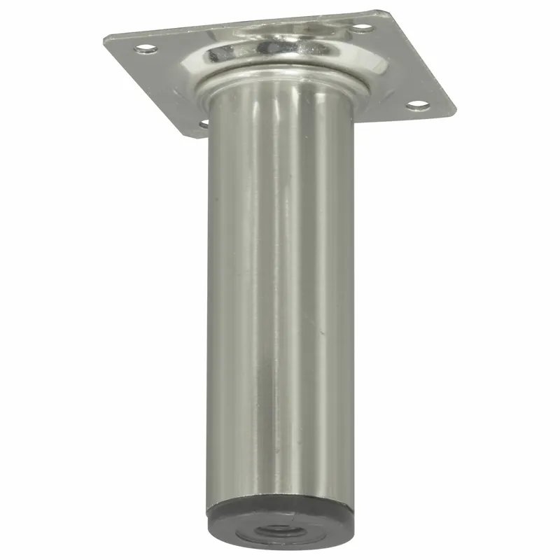 MEUBELPOOT ROND Ø30MMX10CM, RVS-LOOK