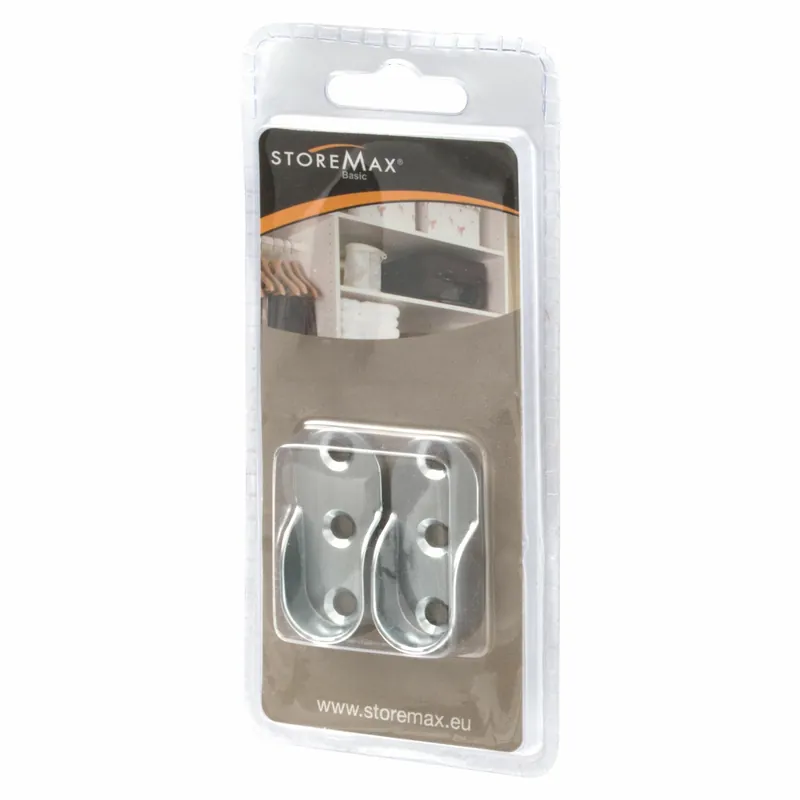GARDEROBESTANGDRAGER ALU (2 STUKS)