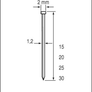 MINIBRAD SKN12 CNK 20 MM DOOS 5MILLE
