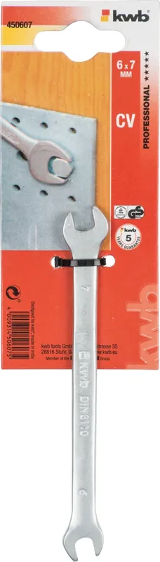 STEEKSLEUTEL CV 6 X 7 MM