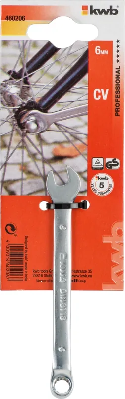 STEEK-RINGSLEUTEL CV 6 MM