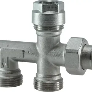 KACHEL VERDEEL BLOK M-350 4 W.VERDELER 1/2 EURO+ADAPTOR 15MM