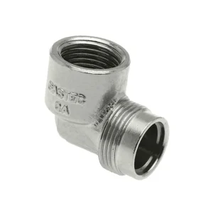 BONFIX CHROOM AANSLUITSTUK HAAKS MODEL 3/8" BINNENDRAAD