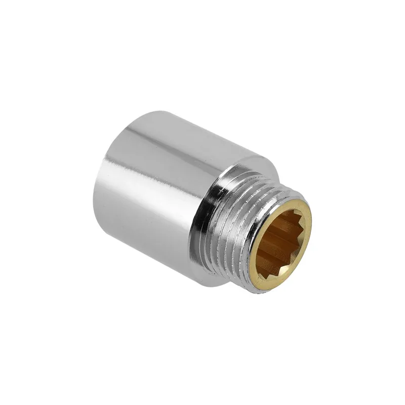 BONFIX DRAAD VERCHROOMD KRAANVERLENGSTUK 1/2" L=20MM