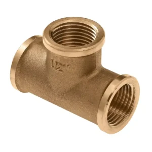 BONFIX DRAAD MESSING T-STUK 3/8" X 3/8" X 3/8" BI.DR.