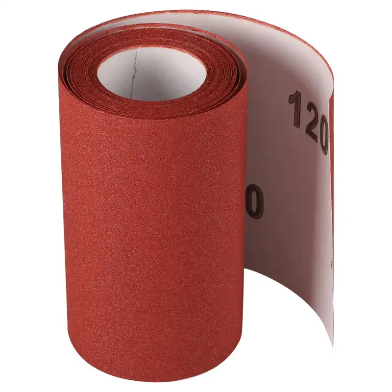 SCHUURPAPIER OP ROL 5 METER KORREL 120 118MMX5MTR