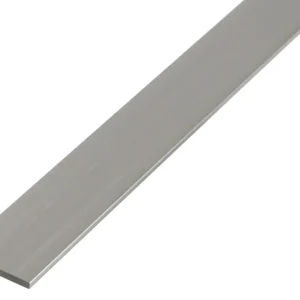 ALUMINIUM PLATTE STANG ZILVER 15 X 2 1 METER