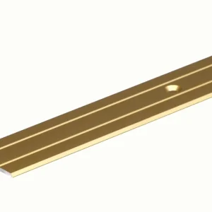 TRAPKANT,ALU GOUD ELOX 25X20X1,5/2M