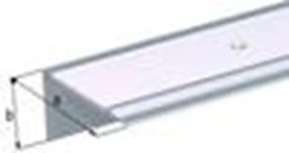 BESCHERMPROF ALMINIUM ZILVER 45X23X2,7 1METER