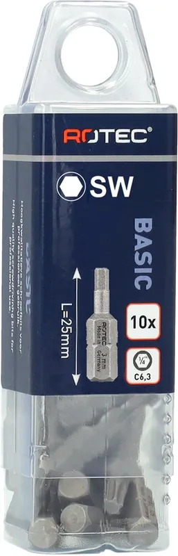 SCHROEFBIT BASIC, C6.3, SW 2X25