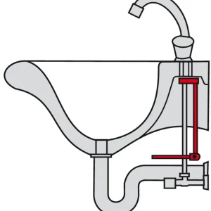 SANITAIR-SLEUTEL 235MM CH/VAN/C45