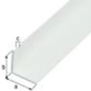 HOEKPROFIEL,PVC,WIT,20X20X1,5/2M