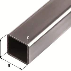 STALEN VIERKANTE BUIS GLAD 30 X 30 X 1,5 MM 1 METR