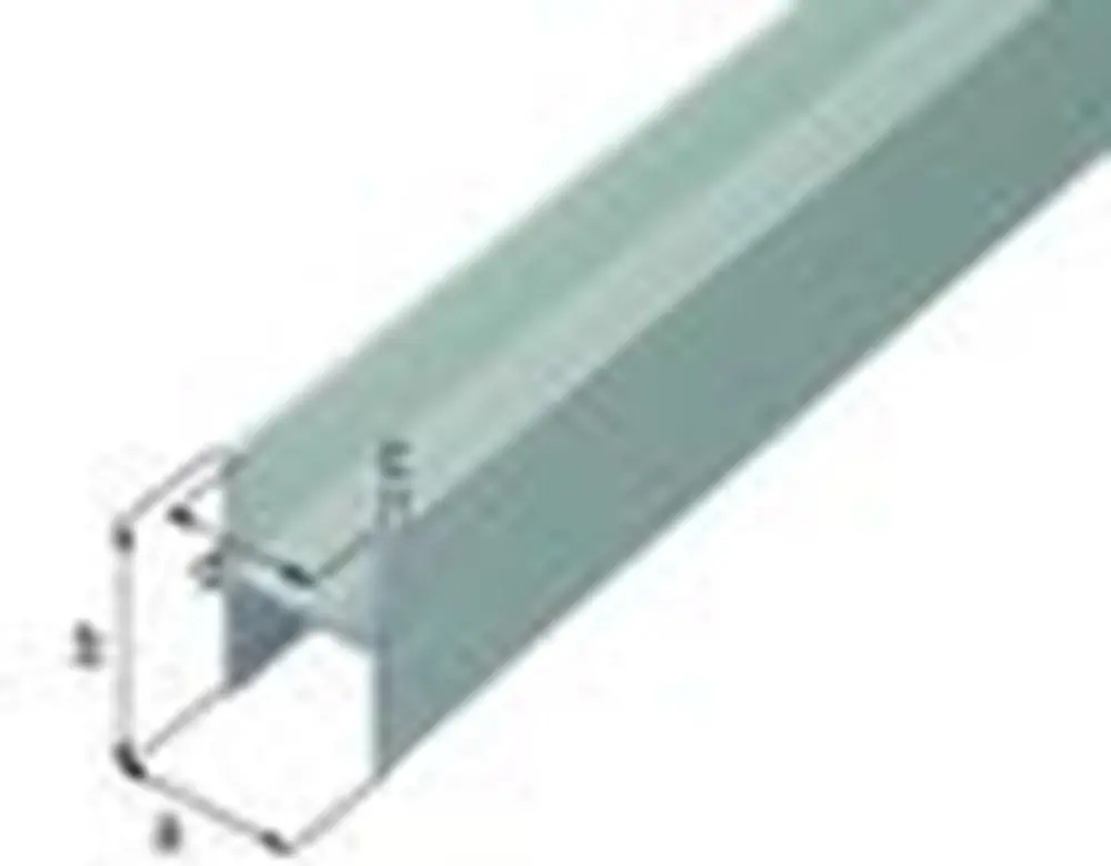 H-PROF, ALU ZIL. ELOX 13,5X22X10X1,5/2M