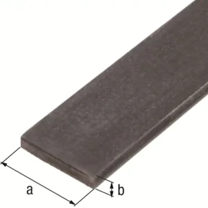 PLATTE STRIP, STAAL RUW,30X6/2M