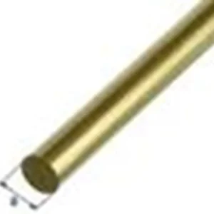 RONDE STANG MESSING 8MM 1 METER