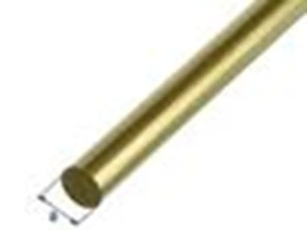 RONDE STANG MESSING 8MM 1 METER
