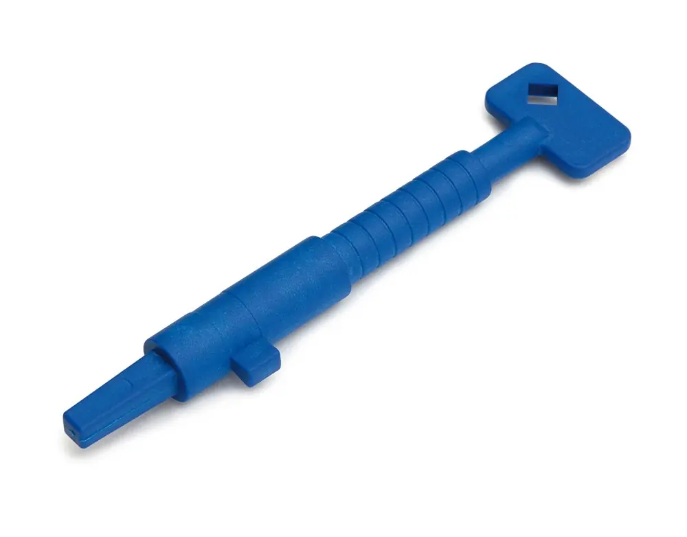 BOUWSLEUTEL K / BOUWSLEUTEL DX KUNSTSTOF BLAUW