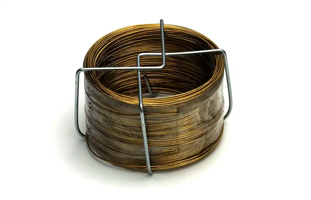 96050-08 ZL / BINDDRAAD 0,8X50 MTR. NO. 3 MESSING