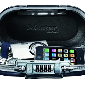 MASTERLOCK MOBIELE KLUIS, 4 CIJFERS 102X45MM ZWART
