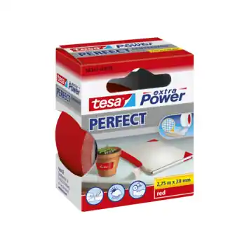 TESA EXTRA POWER® PERFECT 2.75M X 38 MM ROOD