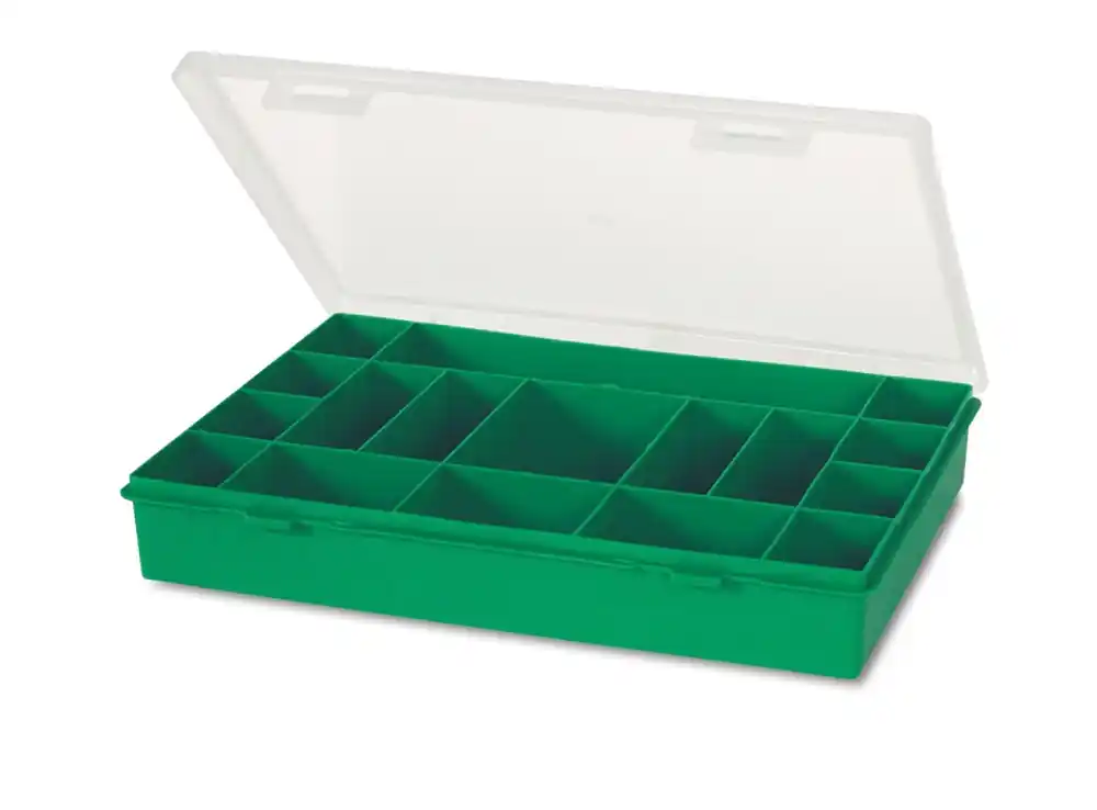 VAKKENDOOS NO. 13 - 17 GROEN 330X250X54 MM