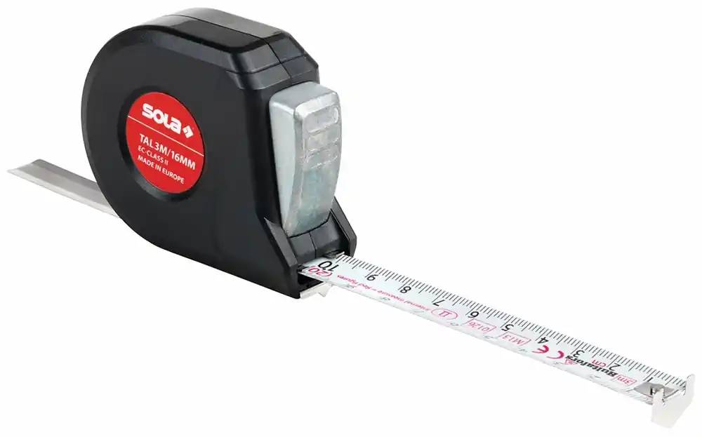 ROLBANDMAAT, 16MM TALMETER TAL 3 M EG-KLASSE 2, VE 6 STUKS
