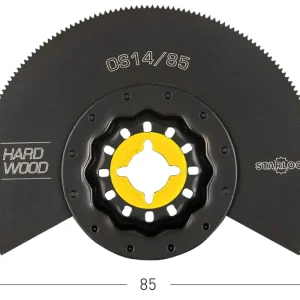 OS 14/85 STARLOCK SEGMENTZAAGBLAD HOUT ø85