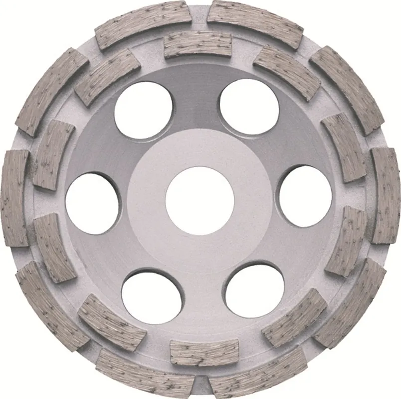 DIAMANT-KOMSCHIJF 'SILVER-LINE', ø115Xø22,2 / DUBBEL-RIJIG