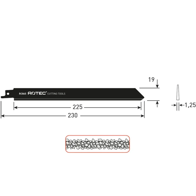 RECIPROZAAGBLAD RC865 / S1130RIFF