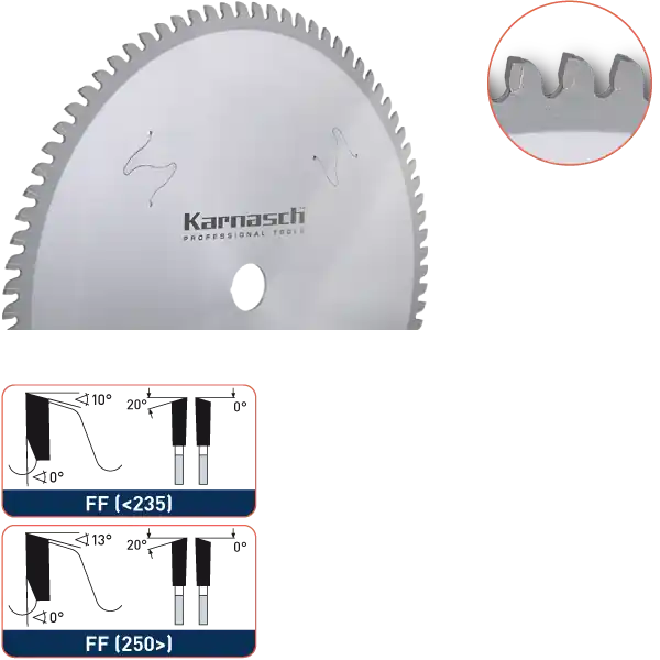 KARNASCH DRY-CUTTER SANDWICH 305X2,2/1,8X25,4MM 84 FF/107400