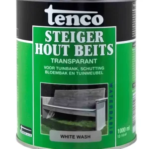 TENCO STEIGERHOUTBEITS WHITE WASH 1