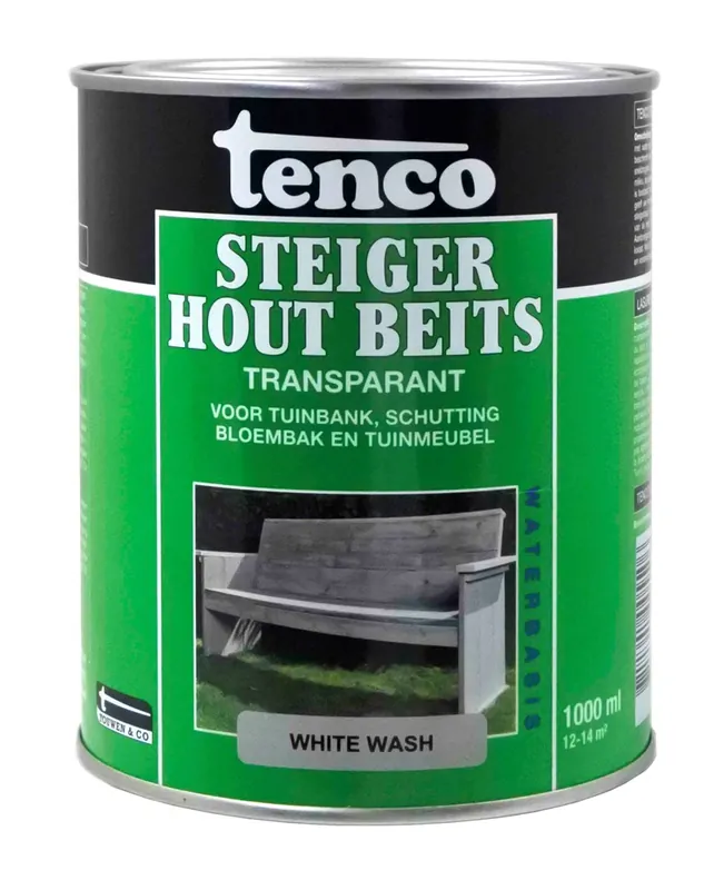 TENCO STEIGERHOUTBEITS WHITE WASH 1