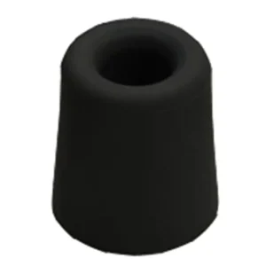 DBR 33 BE / DEURBUFFER RUBBER ZWART ø31X33MM